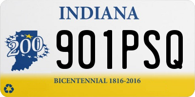 IN license plate 901PSQ