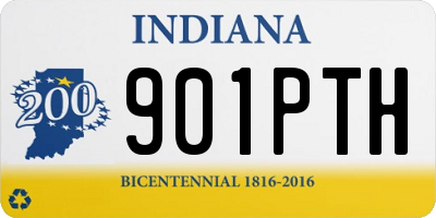IN license plate 901PTH