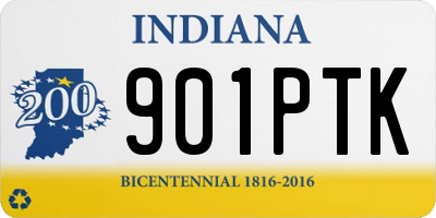 IN license plate 901PTK