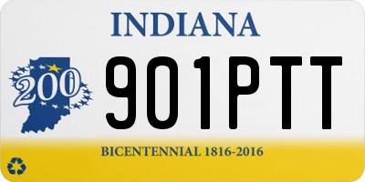 IN license plate 901PTT