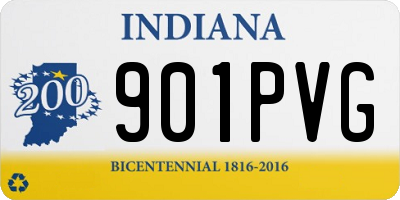 IN license plate 901PVG