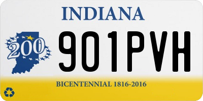 IN license plate 901PVH