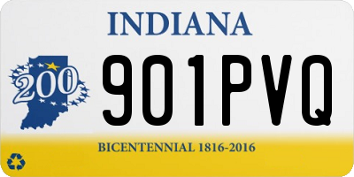IN license plate 901PVQ