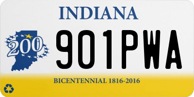 IN license plate 901PWA