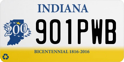 IN license plate 901PWB