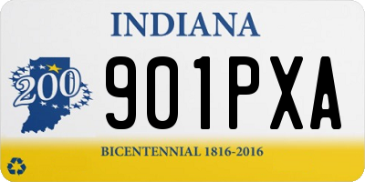 IN license plate 901PXA