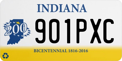 IN license plate 901PXC