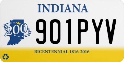 IN license plate 901PYV