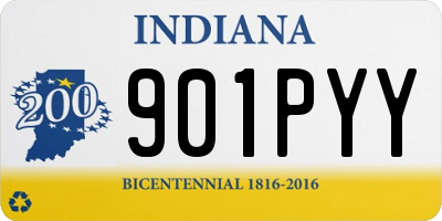 IN license plate 901PYY