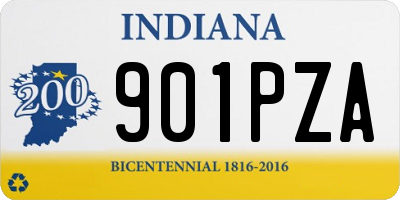 IN license plate 901PZA