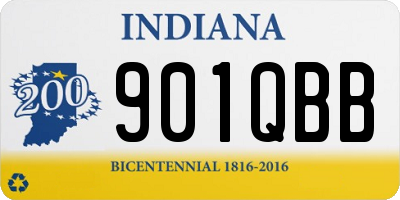 IN license plate 901QBB