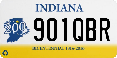 IN license plate 901QBR