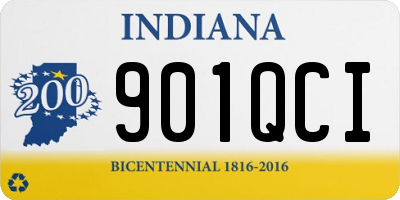 IN license plate 901QCI