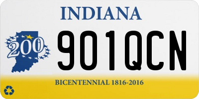 IN license plate 901QCN