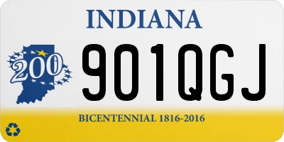 IN license plate 901QGJ