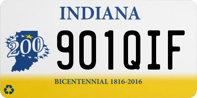 IN license plate 901QIF