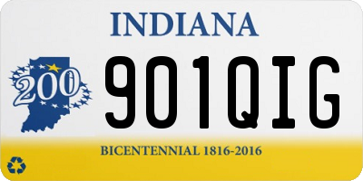 IN license plate 901QIG
