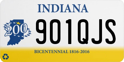 IN license plate 901QJS