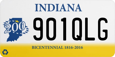 IN license plate 901QLG