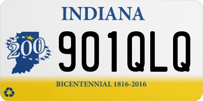 IN license plate 901QLQ