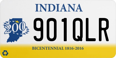 IN license plate 901QLR