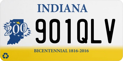 IN license plate 901QLV