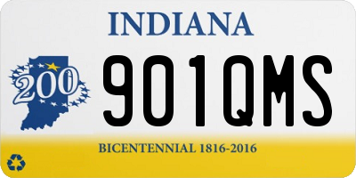 IN license plate 901QMS