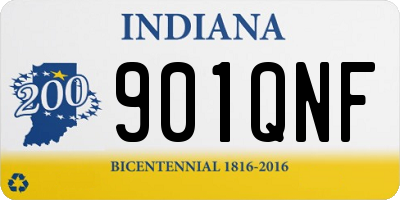 IN license plate 901QNF