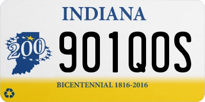 IN license plate 901QOS