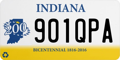 IN license plate 901QPA