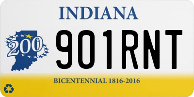 IN license plate 901RNT