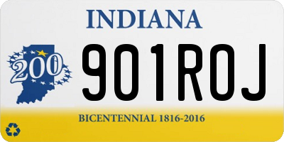IN license plate 901ROJ
