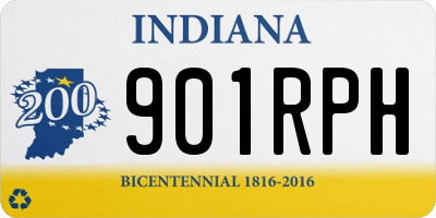 IN license plate 901RPH