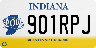 IN license plate 901RPJ