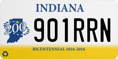 IN license plate 901RRN