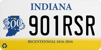 IN license plate 901RSR