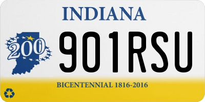 IN license plate 901RSU