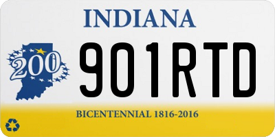 IN license plate 901RTD