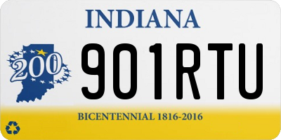 IN license plate 901RTU