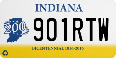 IN license plate 901RTW