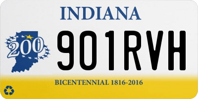 IN license plate 901RVH