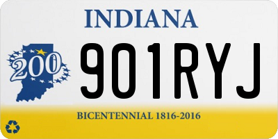 IN license plate 901RYJ