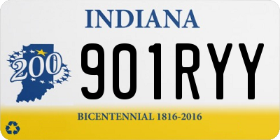 IN license plate 901RYY