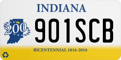 IN license plate 901SCB