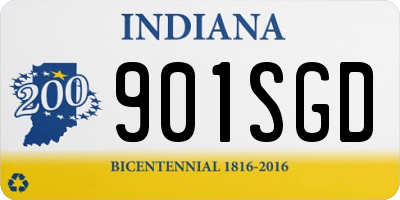 IN license plate 901SGD
