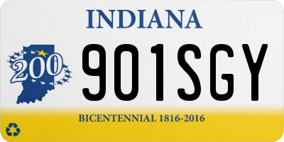 IN license plate 901SGY