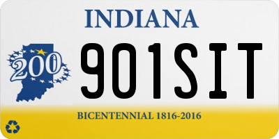 IN license plate 901SIT
