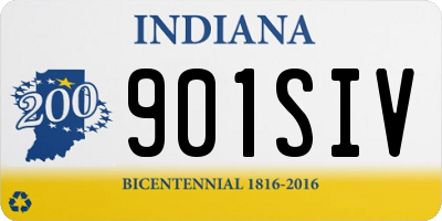 IN license plate 901SIV