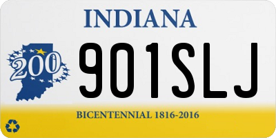 IN license plate 901SLJ