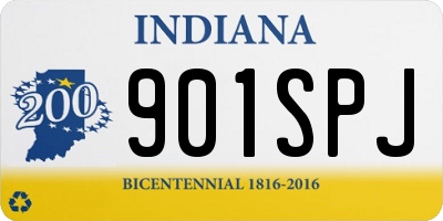 IN license plate 901SPJ